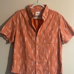 Goodfellow & Co Orange Lightweight Casual Shirt